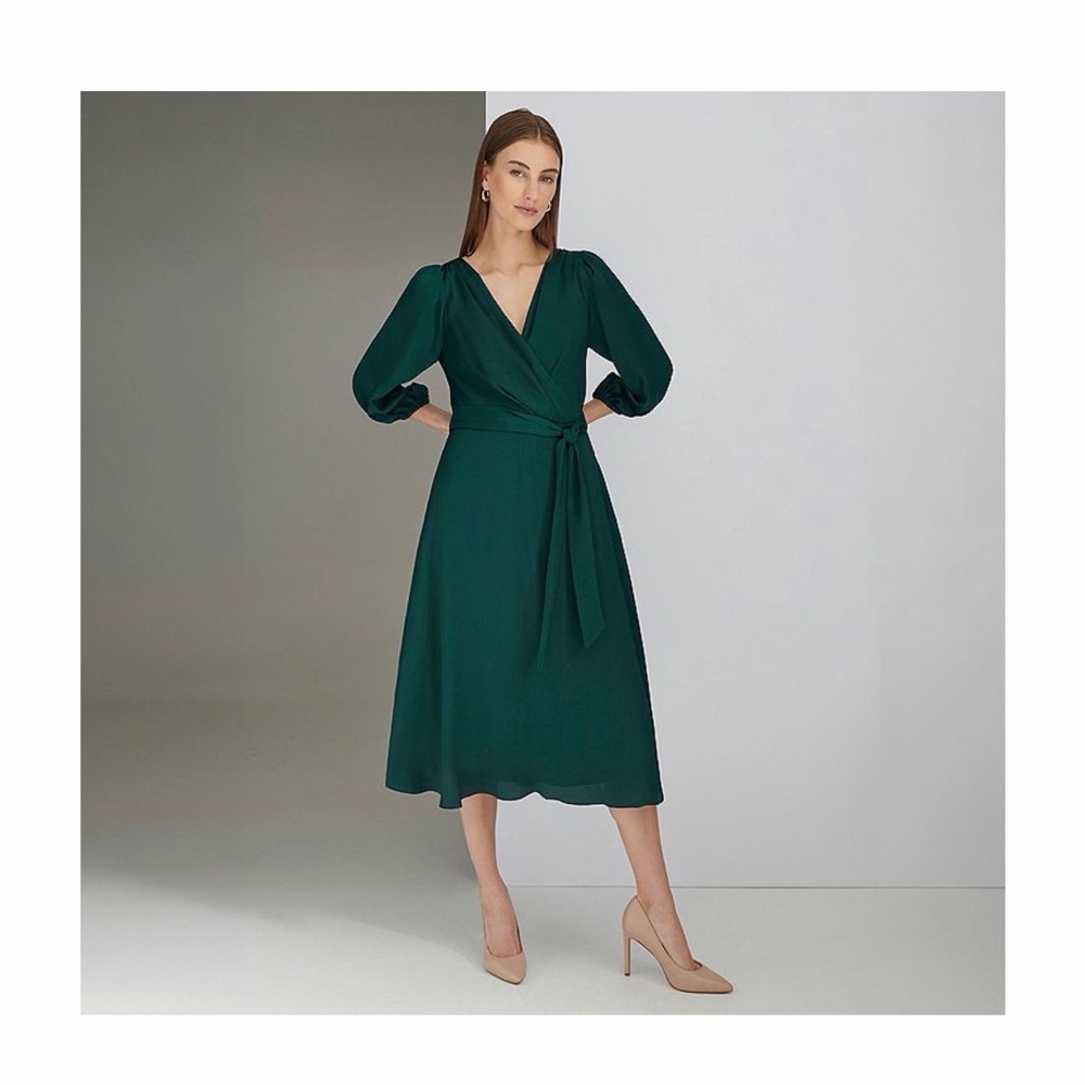Harper Rose Green Wrap Dress size 4